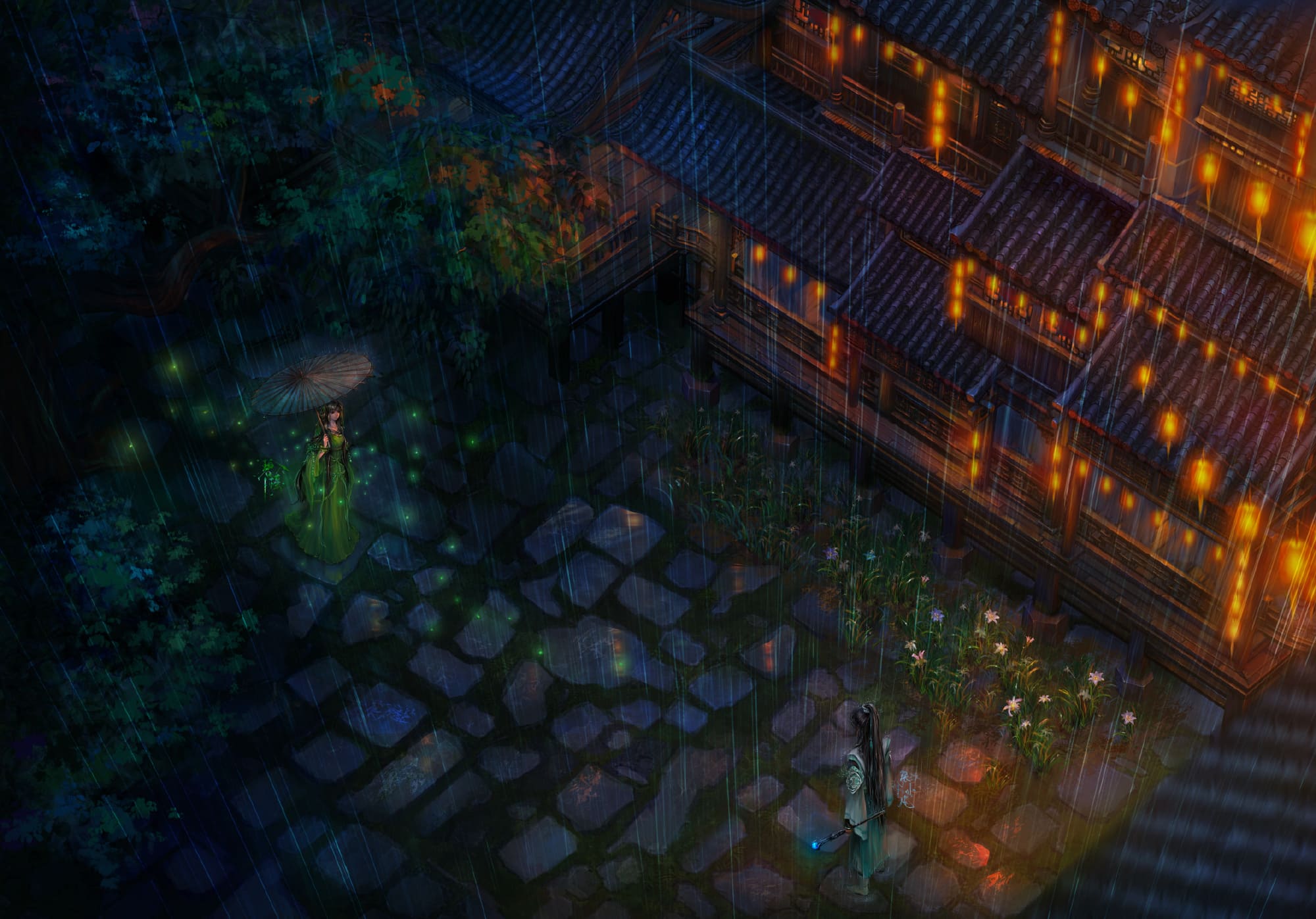 昌合夜雨